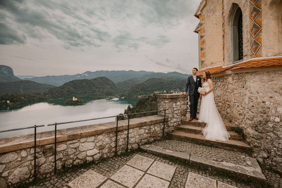 54 Heiraten auf der Burg von Bled